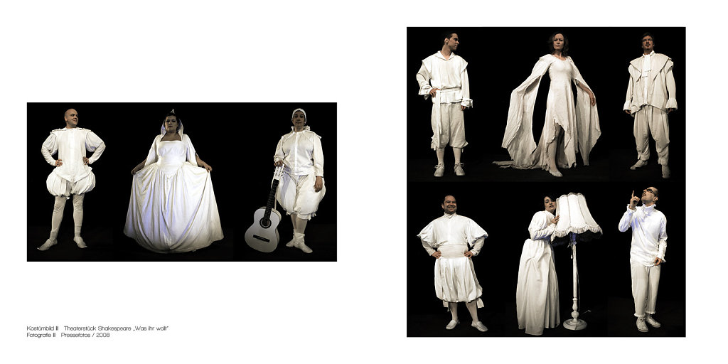 Kostümbild von Anke Niemeyer "Was ihr wollt" Theaterstück von Shakespeare